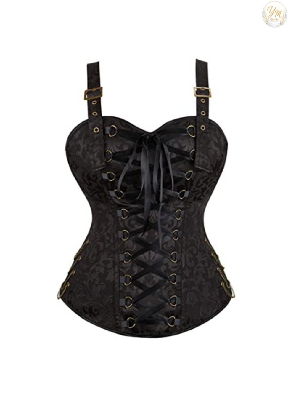 Steampunk Lace Up Corset Top Renaissance Gothic Bodice